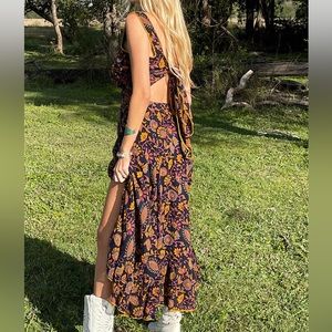 🌼CU Welcome to the Jungle Gauze Dress L